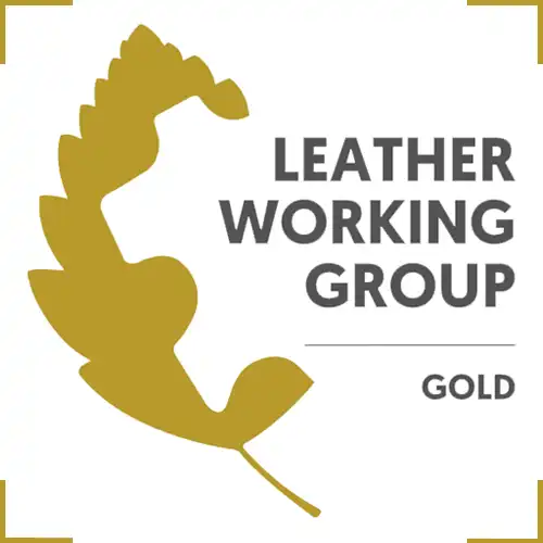 Leather Working Group Gold Rated certification